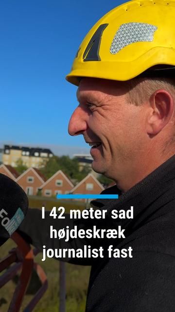 I 42 meter sad højdeskræk  journalist fast